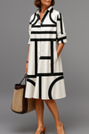 Annette | Robe Chic Mi-Longue