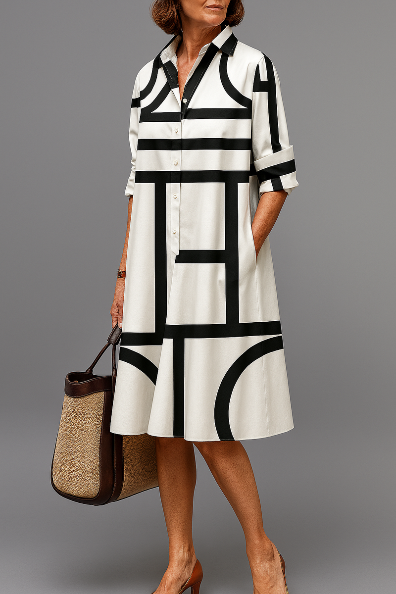 Annette | Robe Chic Mi-Longue