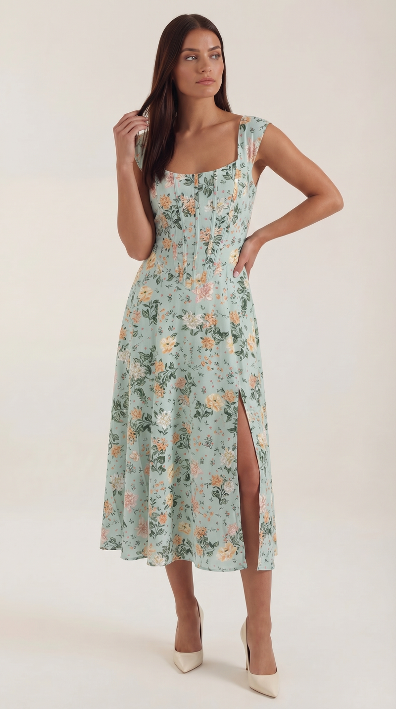 Robe longue Dahlia Verano
